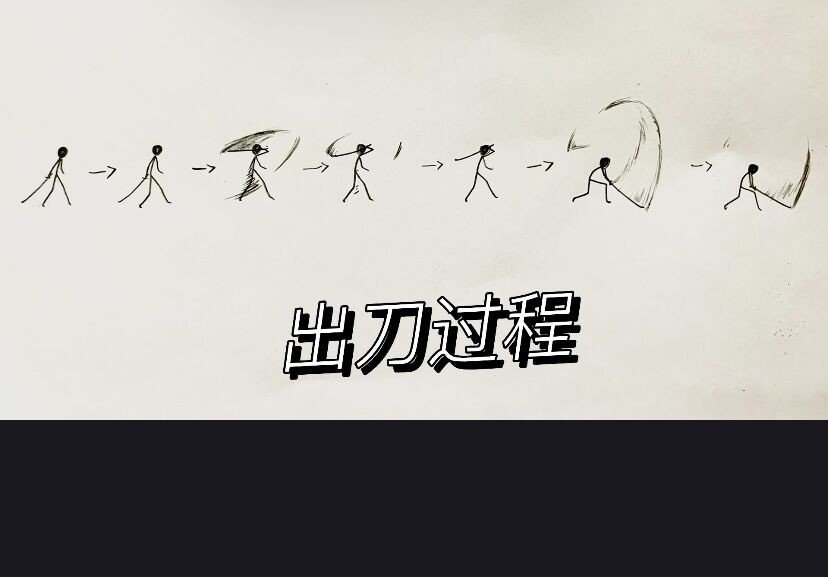 酷炫火柴人刀影怎么画