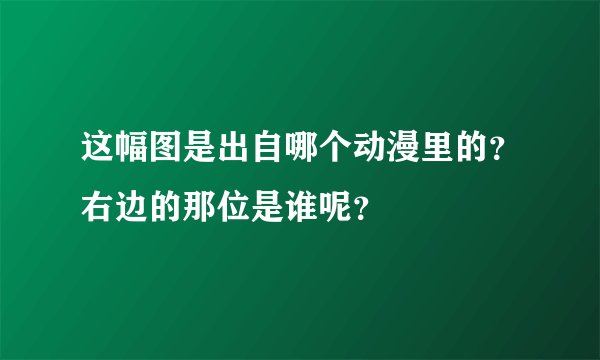 这幅图是出自哪个动漫里的？右边的那位是谁呢？