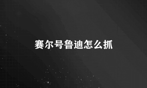 赛尔号鲁迪怎么抓