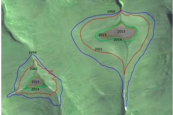 两座北极冰盖因全球变暖消失是怎么回事？