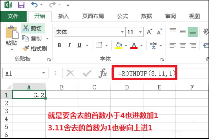 ROUNDUP是什么函数？