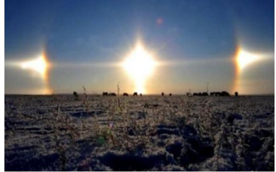 天上有三个太阳，这是什么现象