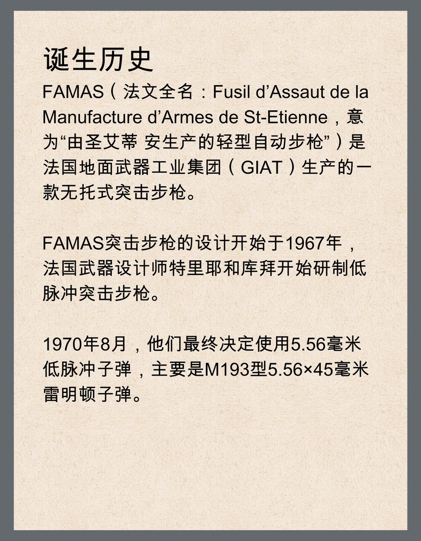 法国FAMAS突击步枪