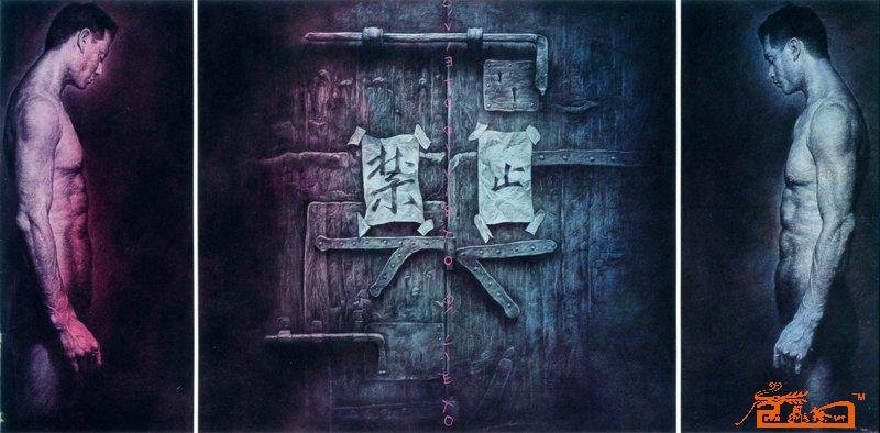 现在门的两人对话