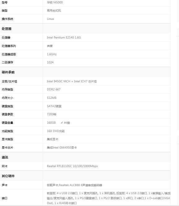 华硕m5000配置怎么样