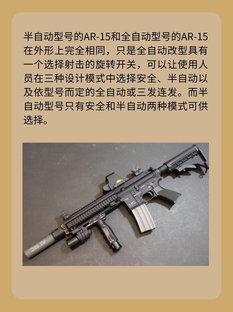 美国AR-15突击步枪