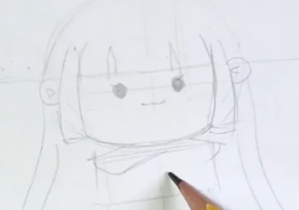 小麻薯可爱少女怎么画