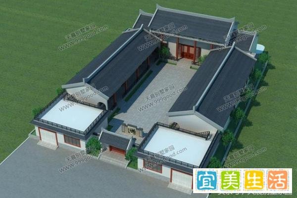 看了这套造价30万的徽派四合院，对其他的别墅都没有兴趣了！