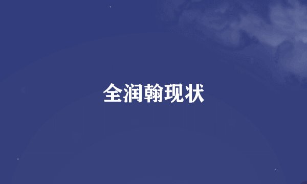 全润翰现状