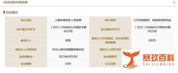 知名男星成被执行人，900万元股权被冻结