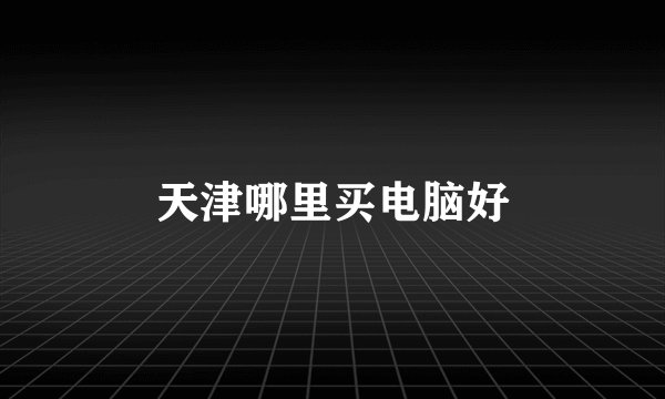 天津哪里买电脑好