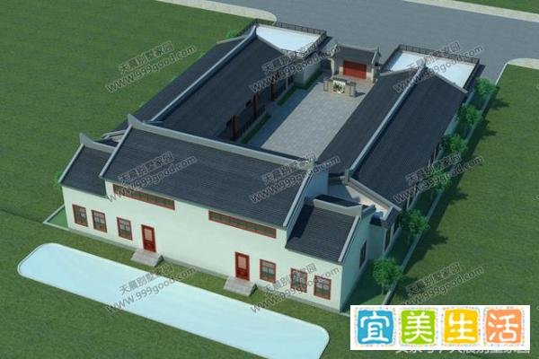 看了这套造价30万的徽派四合院，对其他的别墅都没有兴趣了！