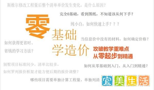 预算员零基础培训土建预算造价培训