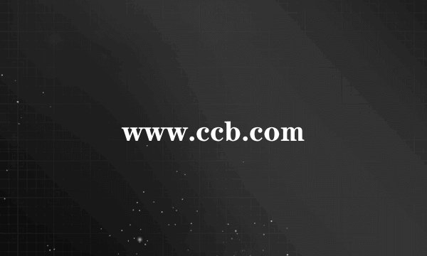 www.ccb.com