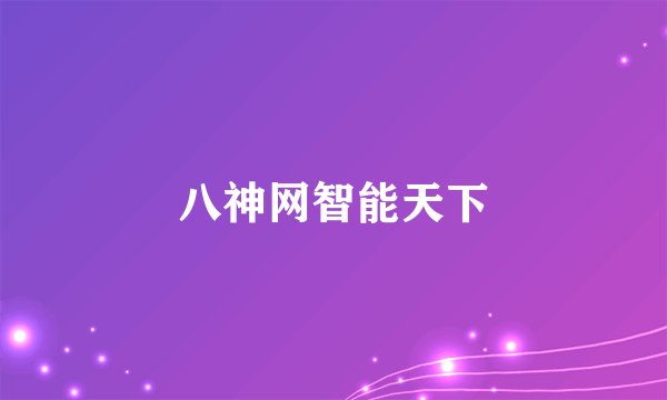 八神网智能天下