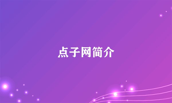 点子网简介
