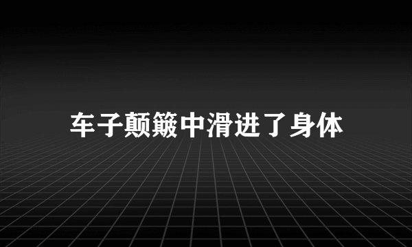 车子颠簸中滑进了身体