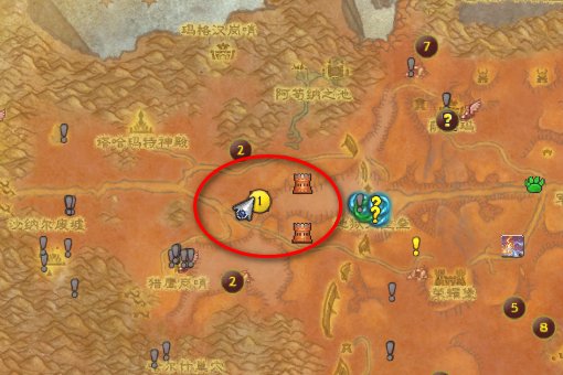 魔兽世界dk地狱火半岛的工事怎么占领瞭望塔等地方啊?没有什么显示的啊...
