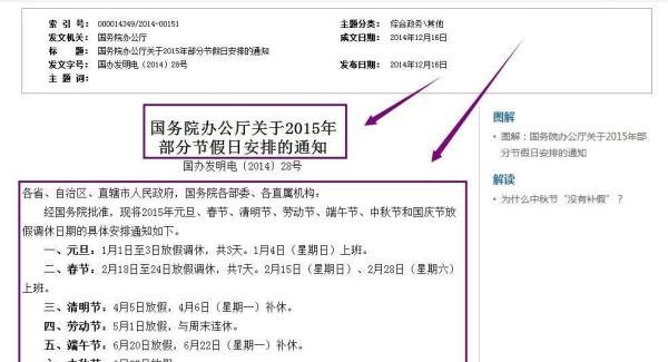 元旦到底怎么放假（2015年放假安排时间表出炉）