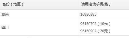 电信手机充值Q币