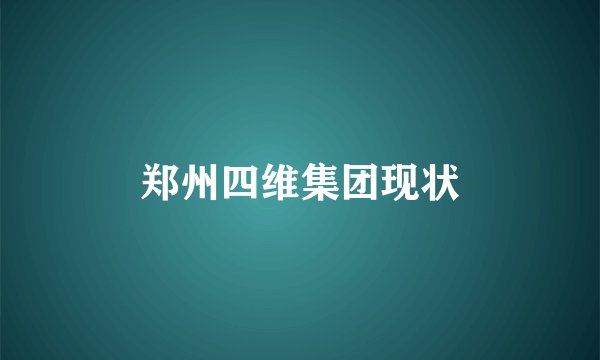 郑州四维集团现状