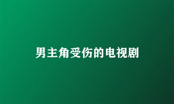 男主角受伤的电视剧