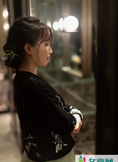 李子柒竹叶发簪 清新特别让人喜欢