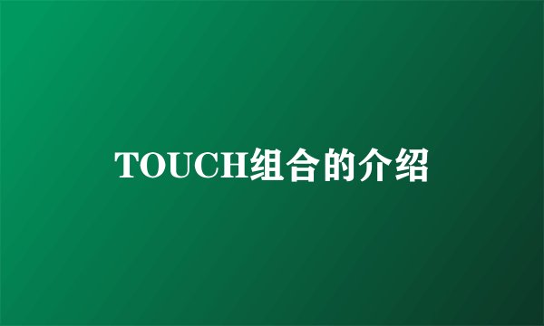 TOUCH组合的介绍