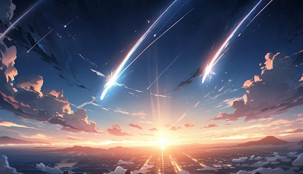流星许愿的唯美句子