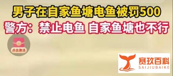男子在自家鱼塘电鱼被罚500元?撤销了!