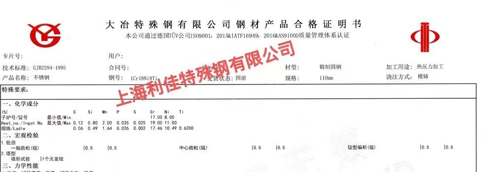 1cr18ni9ti是什么材料？