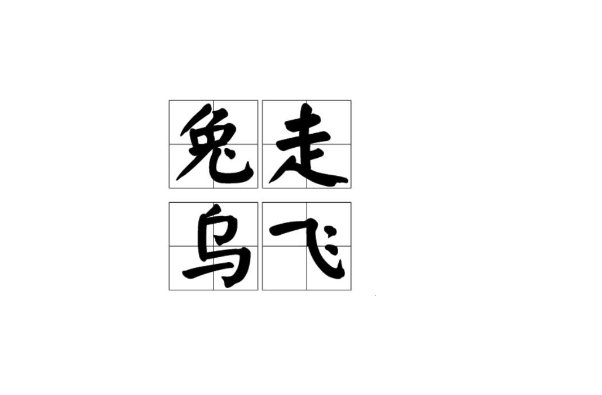 兔走乌飞什么意思