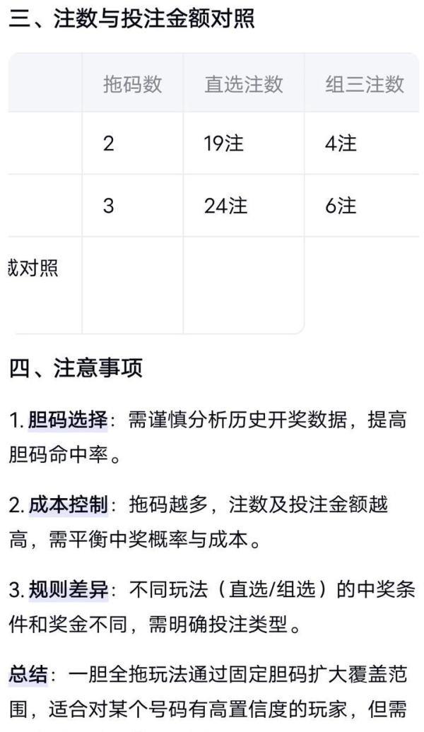 3D一胆全拖玩法再看看?提高中奖率最佳方法