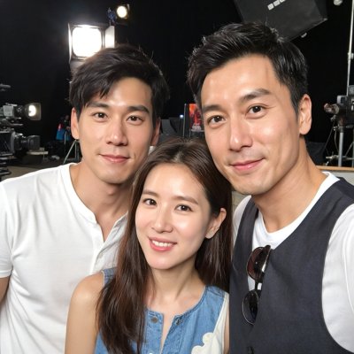 是 陈柏霖和房祖名 还有一个女的演的。一部电影。