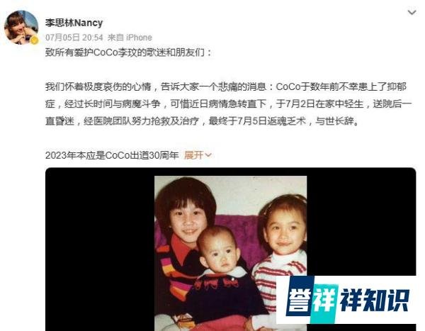 48岁李玟轻生去世，遗产全部留给母亲！死于抑郁症的明星不止是她