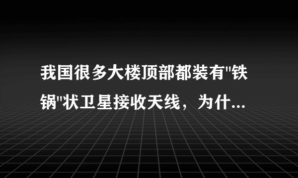 我国很多大楼顶部都装有