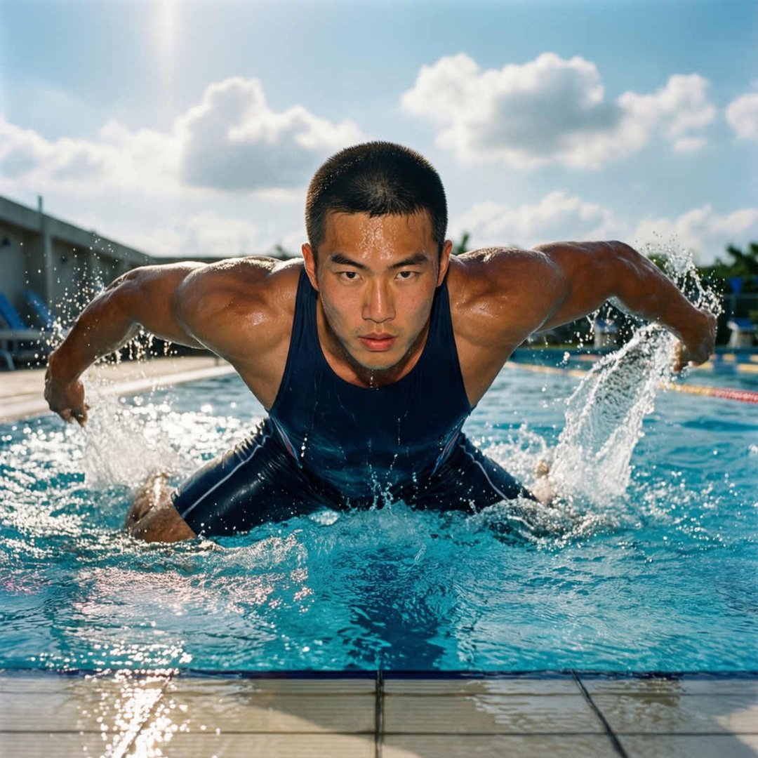 纪凌尘的游泳技能是什么水平？