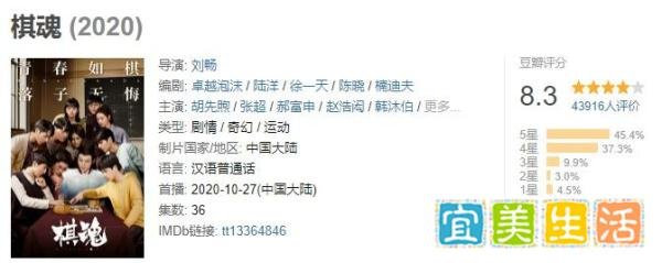 豆瓣8.3，《棋魂》低开高走，口碑炸裂，网友：根本停不下来