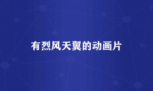 有烈风天翼的动画片