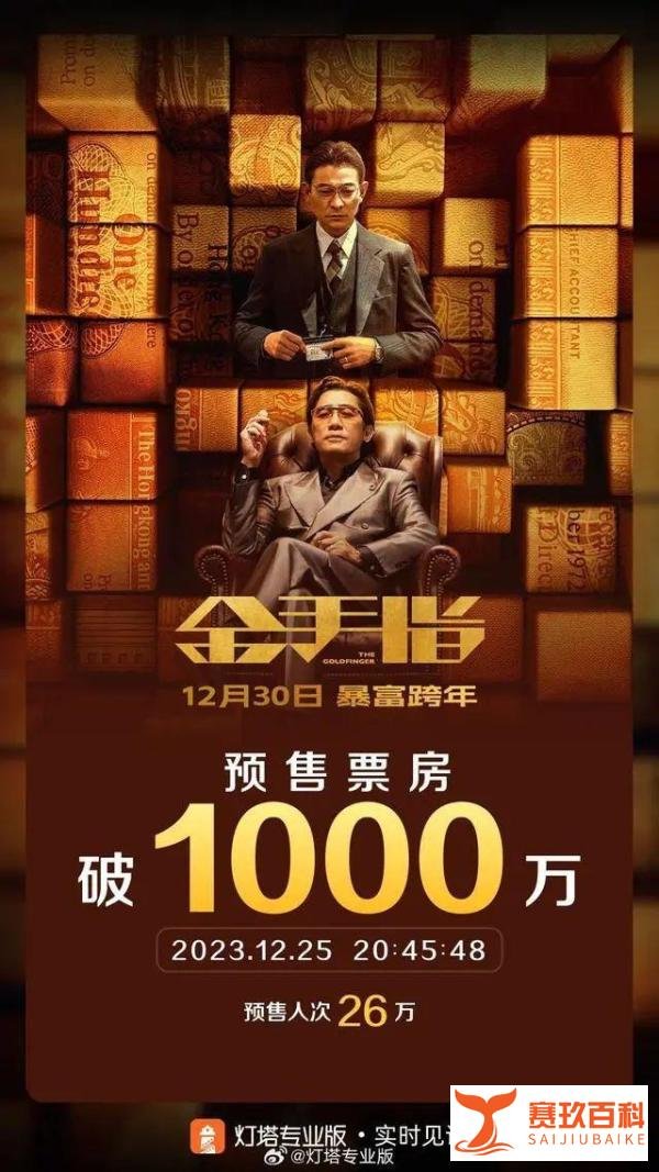 2024元旦档电影盛宴集结!《金手指》预售总票房破1000万