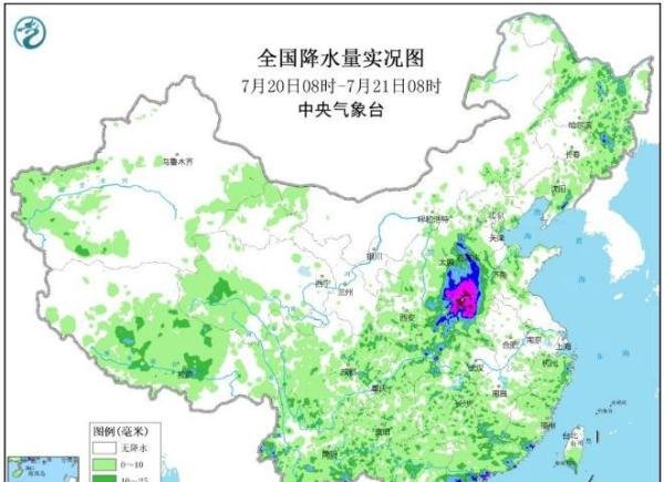 数据可视化看河南暴雨有多大!