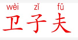 卫子夫的拼音怎么打？