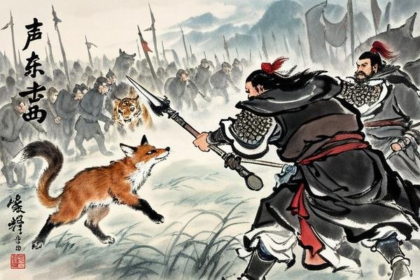 两强相争地盘,声东击西巧计策是什么生肖