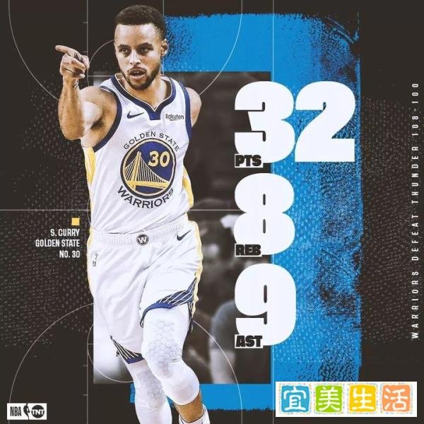 库里32+9+8！勇士喜迎开门红，而且他们还收获意外之喜