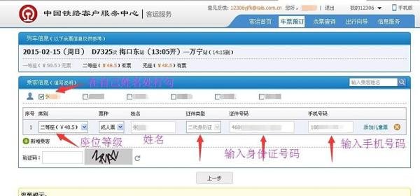 高铁怎样网上订票（海南）