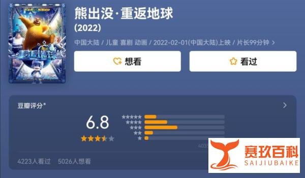 豆瓣评分不合理？《重返地球》只有6.8分，而《雄狮少年》有8.3分