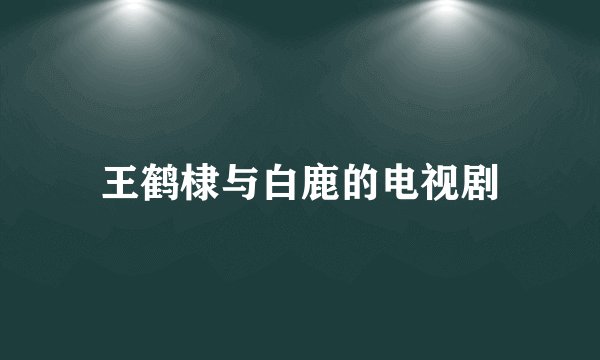王鹤棣与白鹿的电视剧