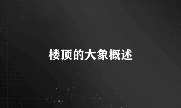 楼顶的大象概述