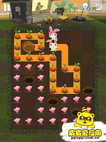 复仇兔子通过大火第五十七关攻略