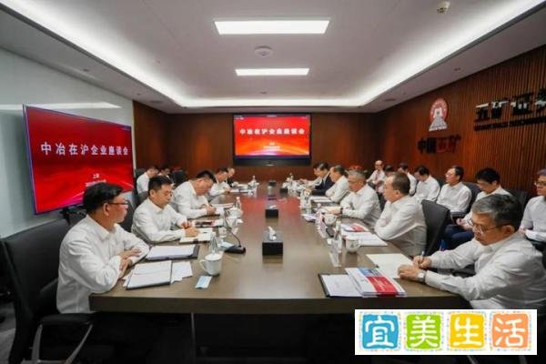 翁祖亮出席中国五矿所属中冶集团在沪企业调研座谈会